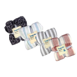 Sherpa Blanket, size 150 x 200cm - assorted 